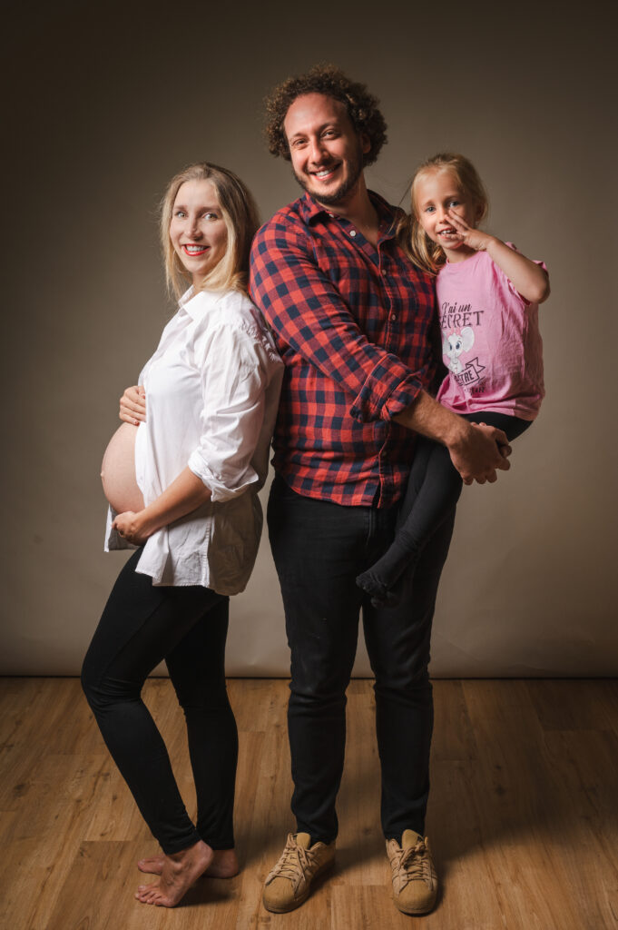 séance famille studio photo 