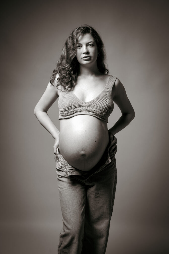 séance grossesse studio photo future maman