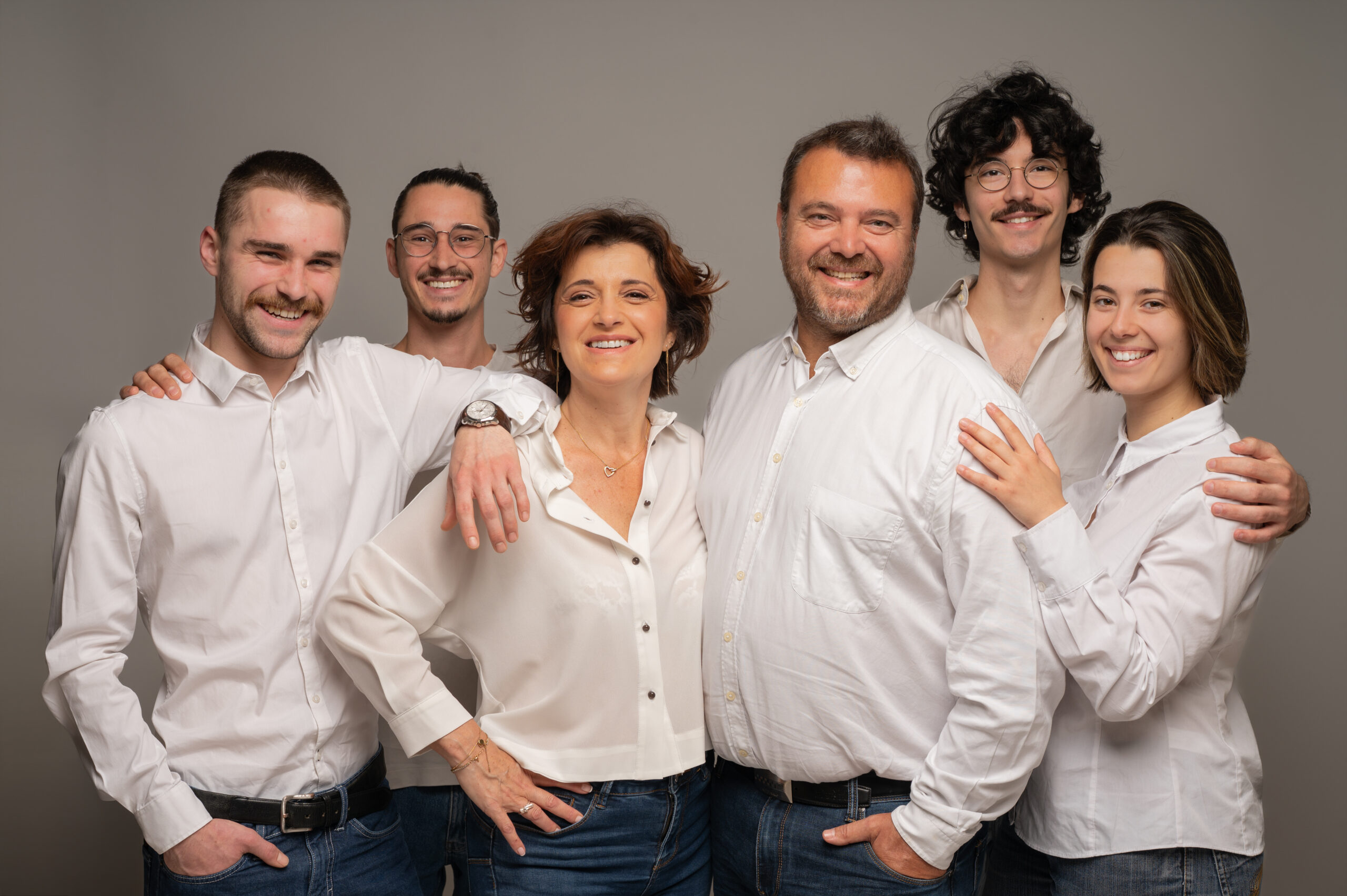 Famille en studio