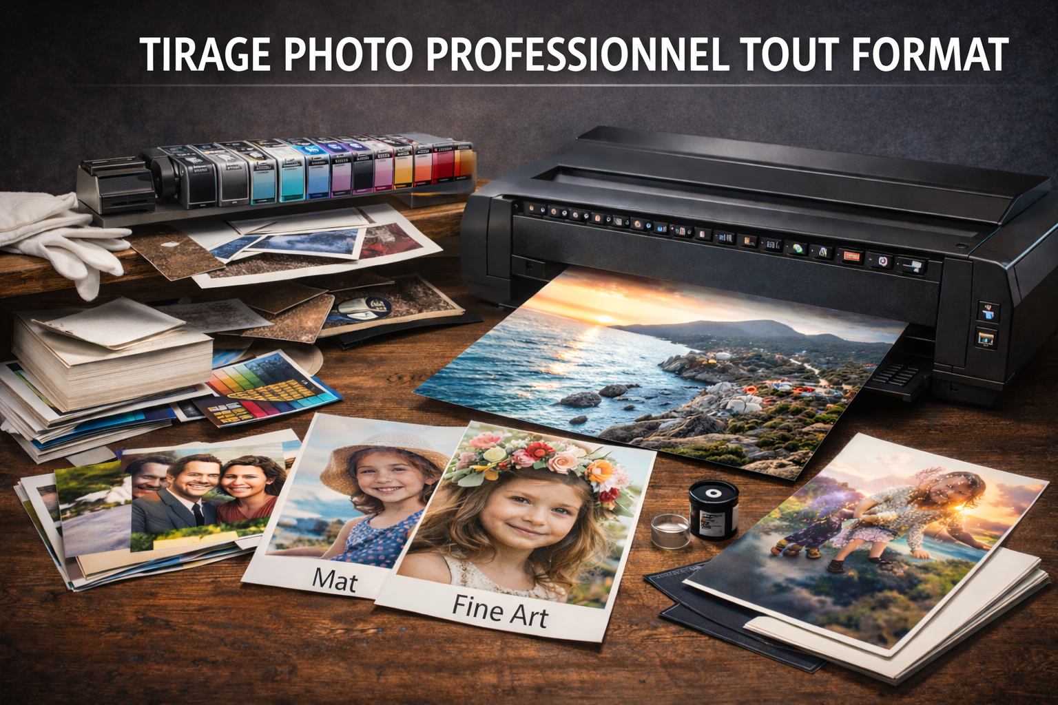 Tirage photo brillant lustre fine art mat